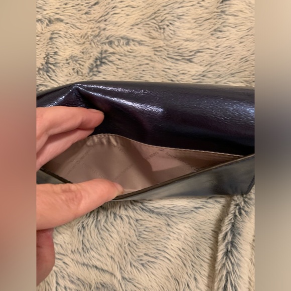 💎 MICHAEL KORS JET SET TRAVEL LARGE LOGO ENVELOPE CONTINENTAL WALLET IN TEAL💎 - Picture 5 of 8